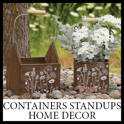 CONTAINERS STANDUPS HOME DECOR